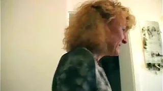 Wild granny shows her sucking skills